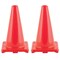 Champion Sports Hi-Visibility Cone, Vinyl, 18 in Height, Orange 2 PK C18OR - alternate 1